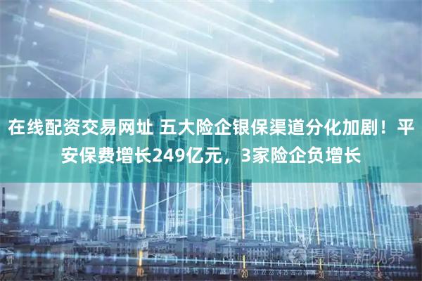 在线配资交易网址 五大险企银保渠道分化加剧！平安保费增长249亿元，3家险企负增长